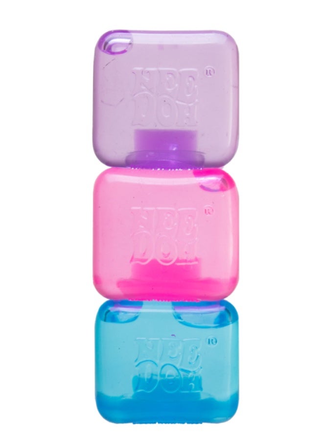 Schylling Needoh Nice Ice Baby – Mini Ice Cube Squishy Fidget Toy, Schylling Sensory Toys for Anxiety Relief, Safe Non-Toxic Dough Material(4-Pack) - Image 2