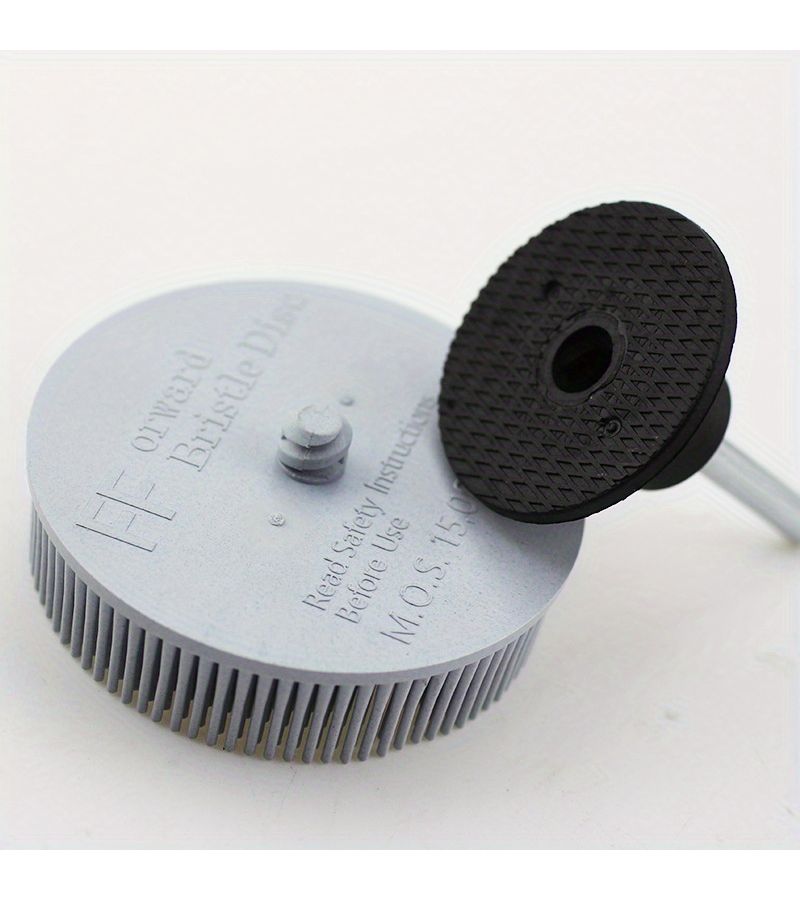 Gray Nylon Spiral Storm Brush 1 Inch For Metal Rust Removal Deburring And Precision Polishing Fits Wheel Discs And Electric Drills Multi Surface - Image 5