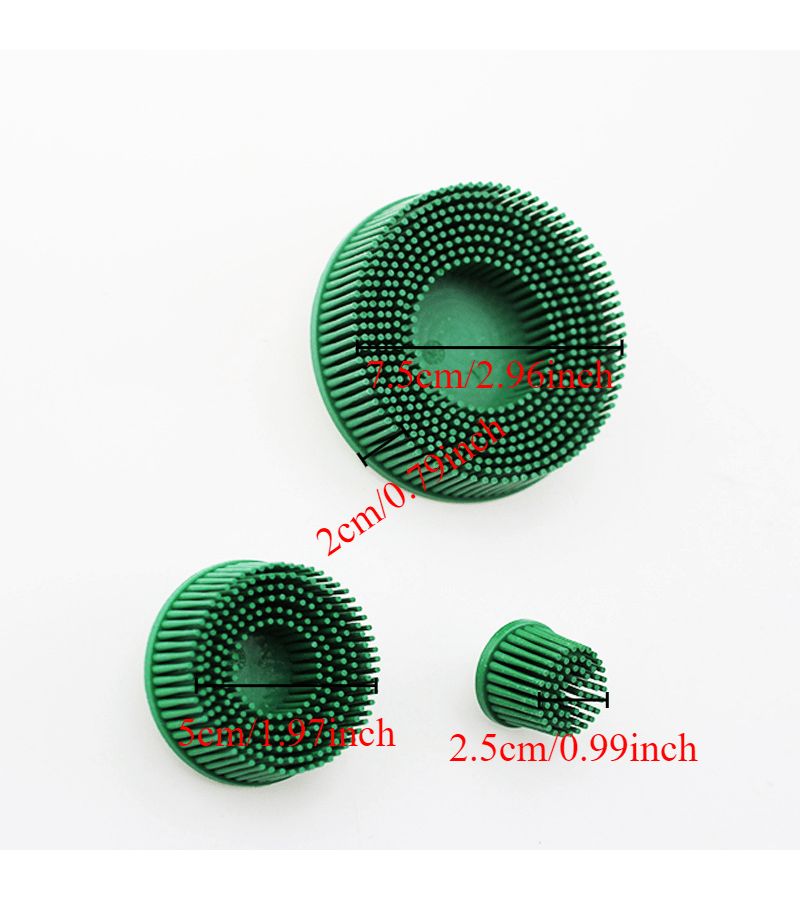 Gray Nylon Spiral Storm Brush 1 Inch For Metal Rust Removal Deburring And Precision Polishing Fits Wheel Discs And Electric Drills Multi Surface - Image 3