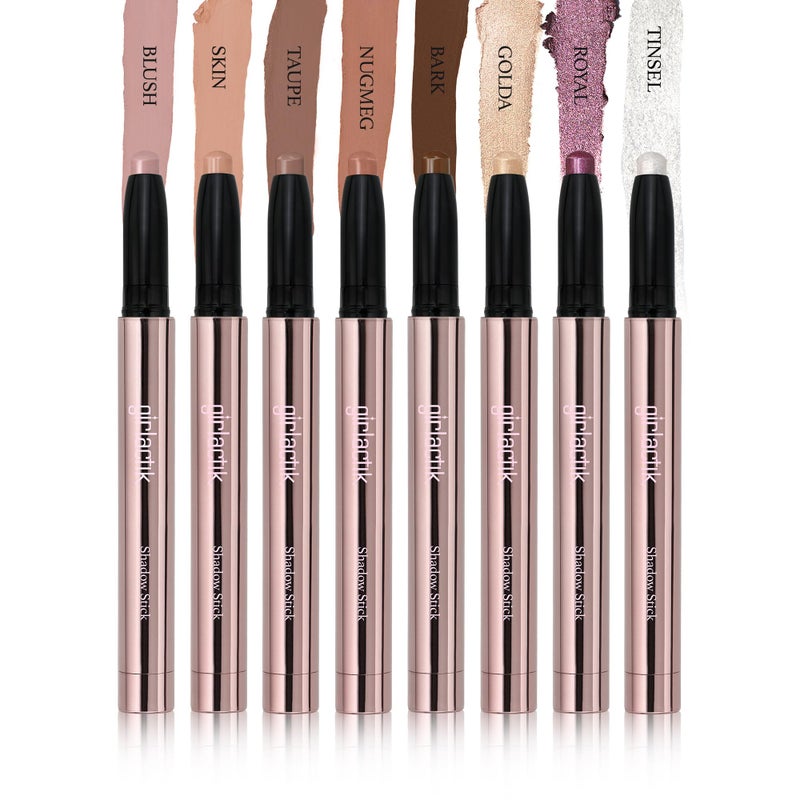 Girlactik Creamy Eyeshadow Stick- Long Lasting and Water-Resistant, Shimmering and Matte Colors Eye Shadow Stick Makeup, Built-in sharpener - 2 g / .07 oz (Nutmeg) - Image 2