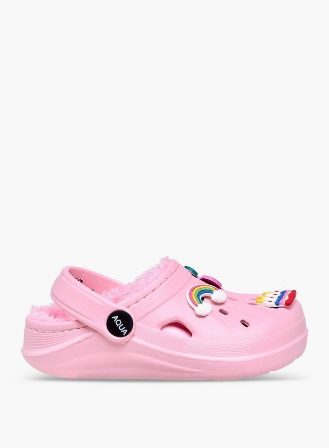 Aqua Jibbitz Accent Clogs with Backstrap - Image 2