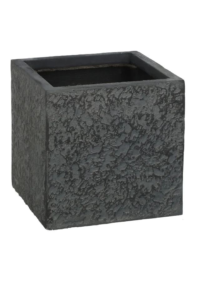 serene UV-Resistant Bottom Hole Square Clay Flower Pot Grey 40 x 39 x 39 cm WXP1150C