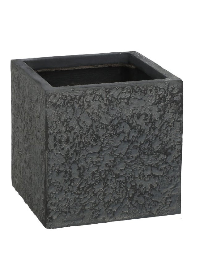 serene - UV-Resistant Bottom Hole Square Clay Flower Pot Grey 40 x 39 x 39 cm WXP1150C - Image 1
