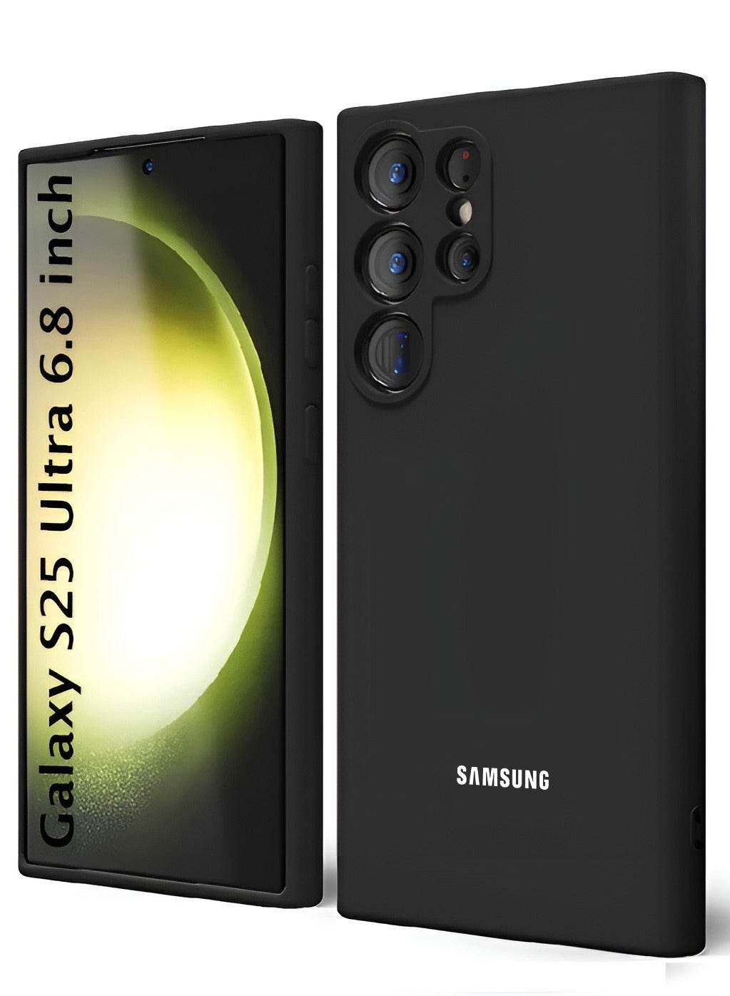 بورتوني BORTONY Samsung Galaxy S25 Ultra Case Liquid Soft Silicone Gel Rubber Galaxy S25 Ultra C 6.8 inch