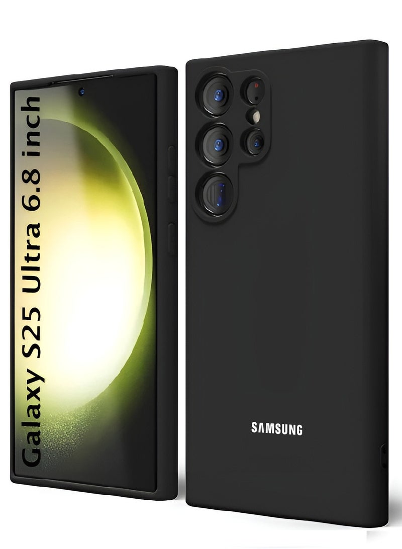 BORTONY Samsung Galaxy S25 Ultra Case Liquid Soft Silicone Gel Rubber Galaxy S25 Ultra Cover Anti Scratch Genuine Phone Case for Galaxy S25 Ultra 6.8 inch - Image 1