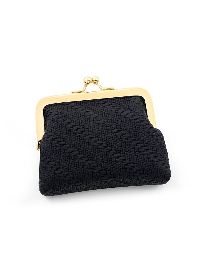 NIBEMINENT Portable Simple Mini Change Small Bag Clip Bag Holding Bag Key Bag Earphone Bag Card Bag Mouth Red Envelope  - Image 1