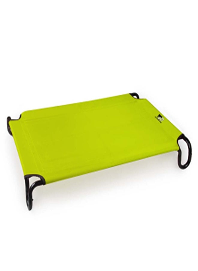 all for paws Outdoor - Portable Elevated Pet Cot - Green 