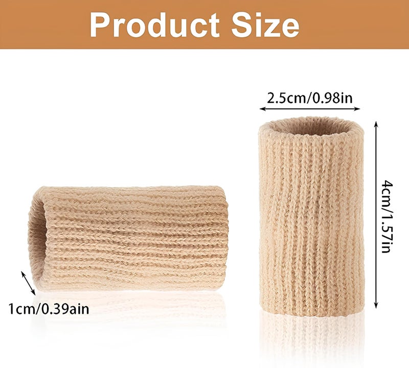 INSIME Finger protector for cricket, volleyball | Finger tape for cricket fielding finger cover bandage | Finger support for pain relief basketball volleyball finger protection | (Pack of 10) (Light Brown) - Image 2