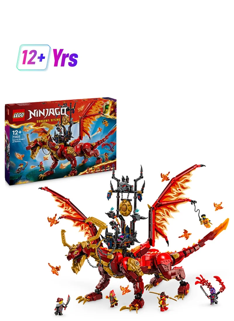 LEGO Ninjago Source Dragon Of Motion, Adventure Toy For Kids, Ninja Playset For Independent Play With 6 Minifigures, Birthday Gift For Boys And Girls Aged 12 And Over (1,716 Pieces) 71822