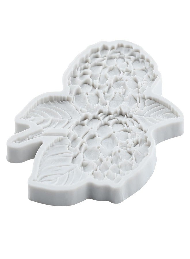 RFGHAC Hydrangea Flower Fondant Silicone Molds for Cake Decorating Cupcake Topper Chocolate Candy Gum Paste Polymer Clay Set Of 2 - Image 4