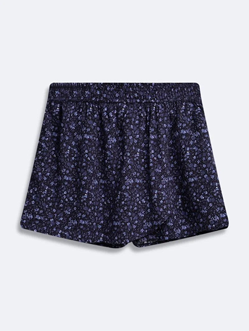 Women's Basic Mini Navy Blue Shorts