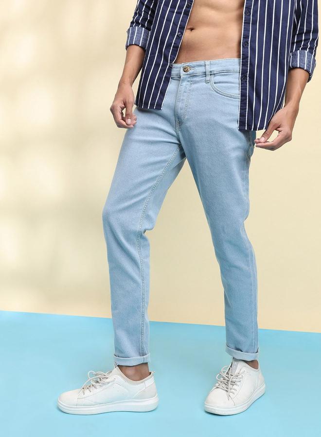 The Indian Garage Co Men Mid Rise Slim Fit Jeans - Image 3