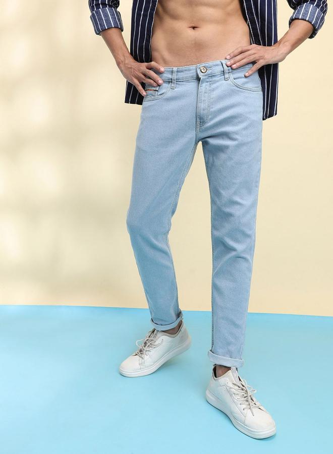 The Indian Garage Co Men Mid Rise Slim Fit Jeans - Image 2