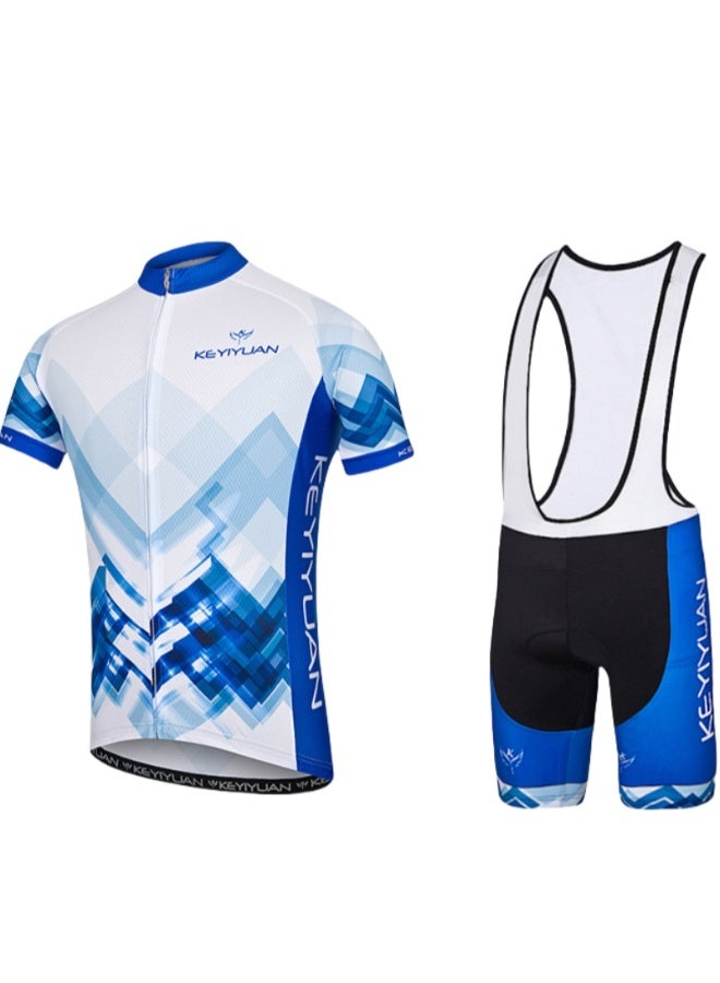 KUYING GR New Summer Outdoor Sunscreen Moisture Absorption Quick Drying Bicycle Women's Cycling Clothing Set  - Image 1