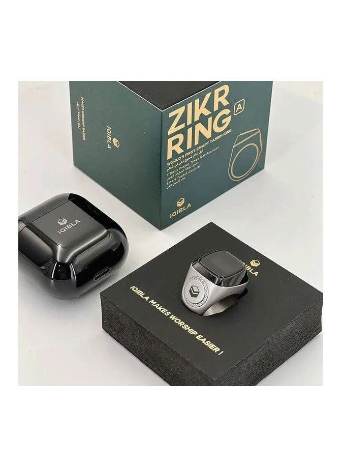 iQIBLA Pro electronic tasbeeh ring 20 mm - Image 2
