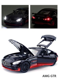 1:32 AMG GTR Car Model Toy, Diecast Zinc Alloy Pull Back Toy Car, Sound and Light Pull Back Model Car for Kids Boy Girl Gift (Black/Red) - pzsku/Z00AB6DC235A823E37F86Z/45/_/1720519449/c0b92487-718f-47b0-ae7f-bd948b5c7f6f