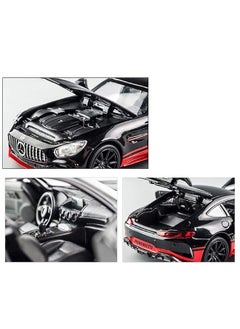 1:32 AMG GTR Car Model Toy, Diecast Zinc Alloy Pull Back Toy Car, Sound and Light Pull Back Model Car for Kids Boy Girl Gift (Black/Red) - pzsku/Z00AB6DC235A823E37F86Z/45/_/1720520343/1c8d8281-a6ee-4311-8c0f-a180d40fe59e