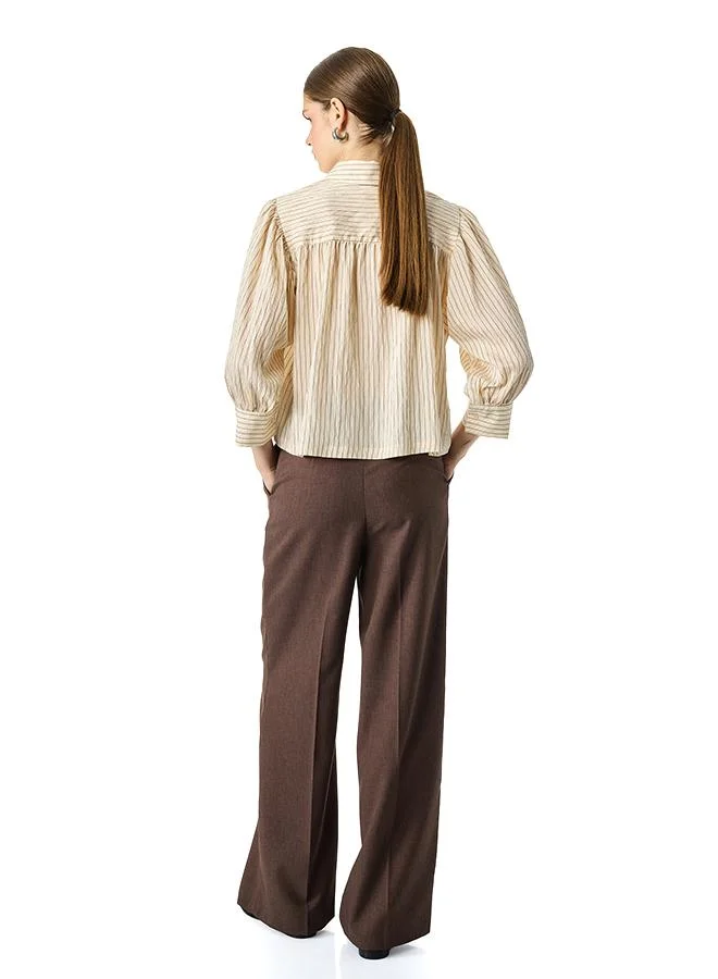 Koton  Striped Poplin Shirt for Women | Best Price UAE