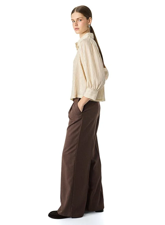 Koton  Striped Poplin Shirt for Women | Best Price UAE