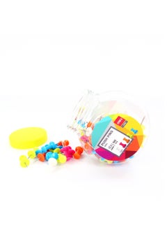 Deli 100-Piece Push Pin Set Multicolour  - Image 4