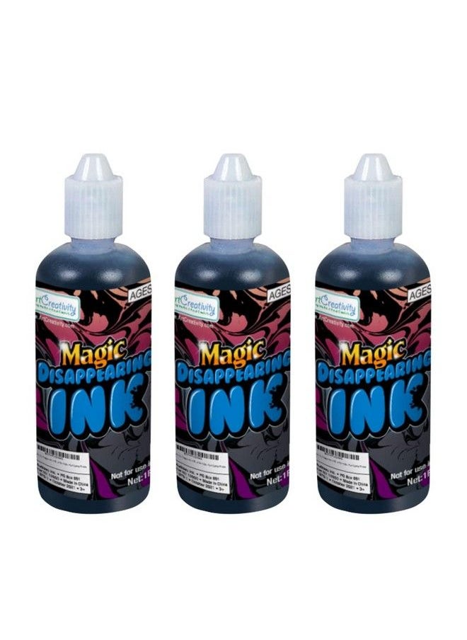 ArtCreativity - Magic Ink In Blue Pack Of 12 Includes 1 Ounce Squeezable Bottles Magical Pranks And Jokes Amazing Party Favor And Prize For Kids Fun Camp Prizes - Image 1