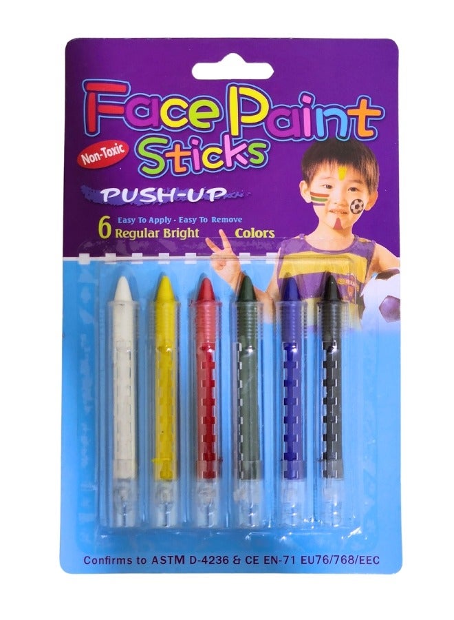 مجموعة من 6 ألوان للوجه ألوان عادية - Image 1