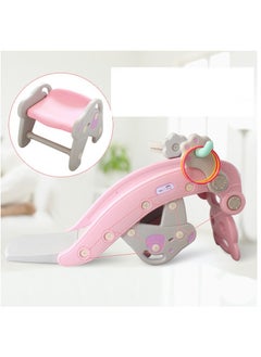 FULL JOY Multifunctional Rocking Chair Toy with  Baby Slide And Basket Ball Stand ,Pink  - Image 5