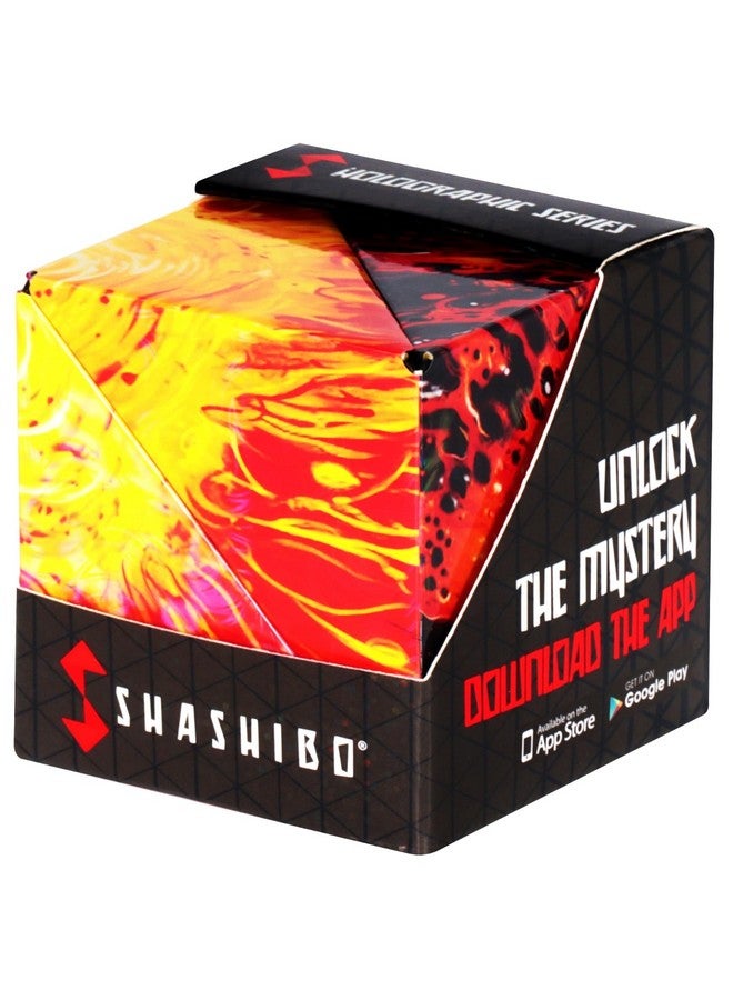 SHASHIBO Holographic Shape Shifting Box - STEM Magnetic Fidget Cube That Transforms Into Over 70 Shapes, Download Fun in Motion Toys Mobile App (Solar) - Image 1