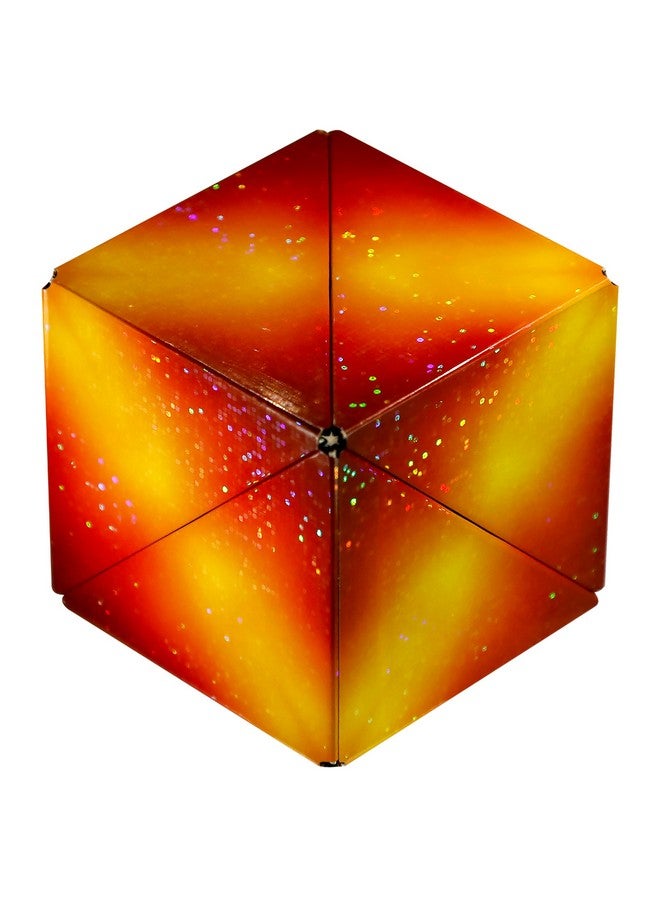 SHASHIBO Holographic Shape Shifting Box - STEM Magnetic Fidget Cube That Transforms Into Over 70 Shapes, Download Fun in Motion Toys Mobile App (Solar) - Image 4