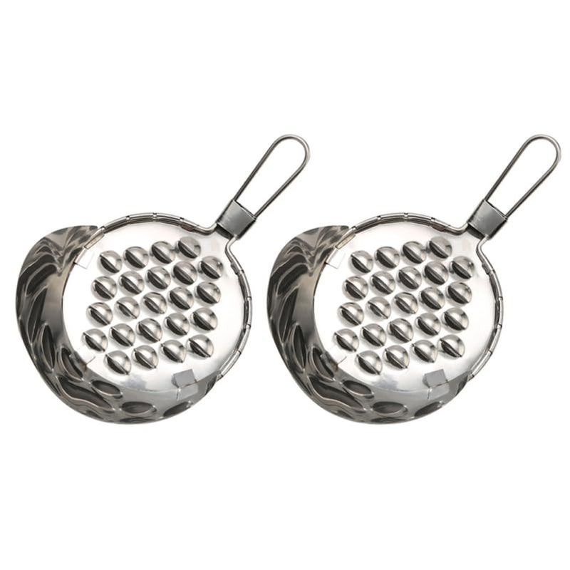 SHOWERORO 2pcs Bean Jelly Scraper Cold Noodle Scraping Tool Manual heese Grater Fruit Scraper for Home Restaurant