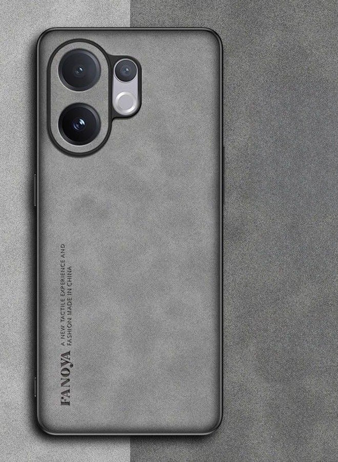 Case for Vivo V60 5G, Imitation Sheepskin Leather Case Matte Bumper ，Military Grade Protection， Premium Texture Shockproof Vivo V60 Cover - Image 1