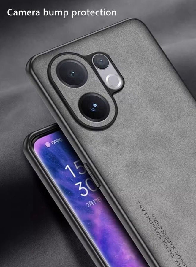 Case for Vivo V60 5G, Imitation Sheepskin Leather Case Matte Bumper ，Military Grade Protection， Premium Texture Shockproof Vivo V60 Cover - Image 3