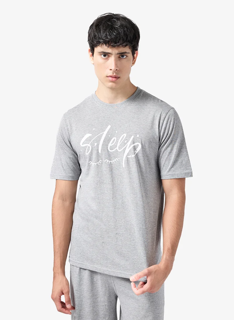 Seventy Five  Printed Short Sleeve T-Shirt And Shorts Set for Men | Best Price UAE