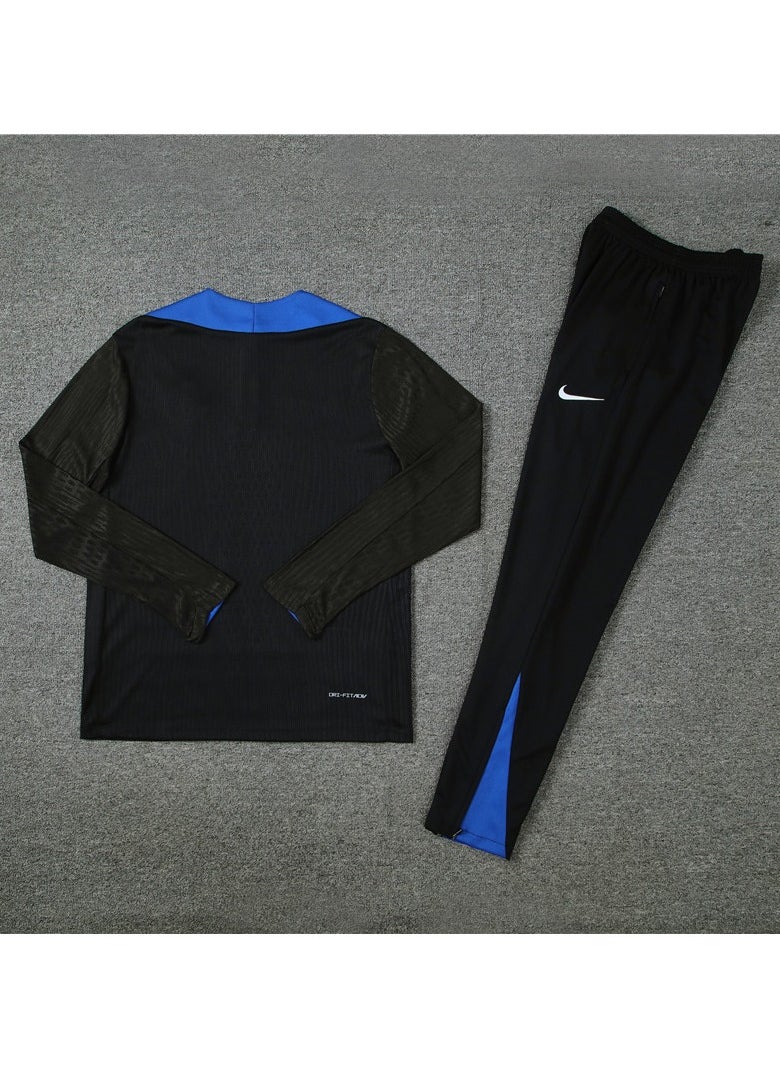 Generic Men's Gradient Tracksuit, Casual Style Hoodie and Sweatpants Set, Athletic Zip-Up Jacket With Drawstring Hood, Matching Joggers, Comfortable Sportswear  - Image 4