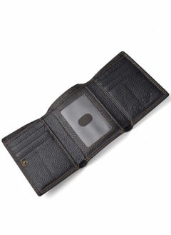 Excefore Splicing Leather Men's Wallet Black  - Image 3