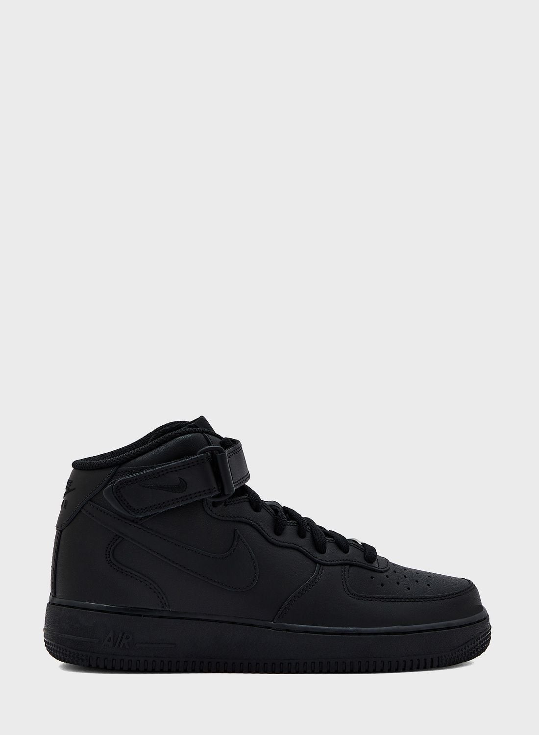 black high top air force ones mens
