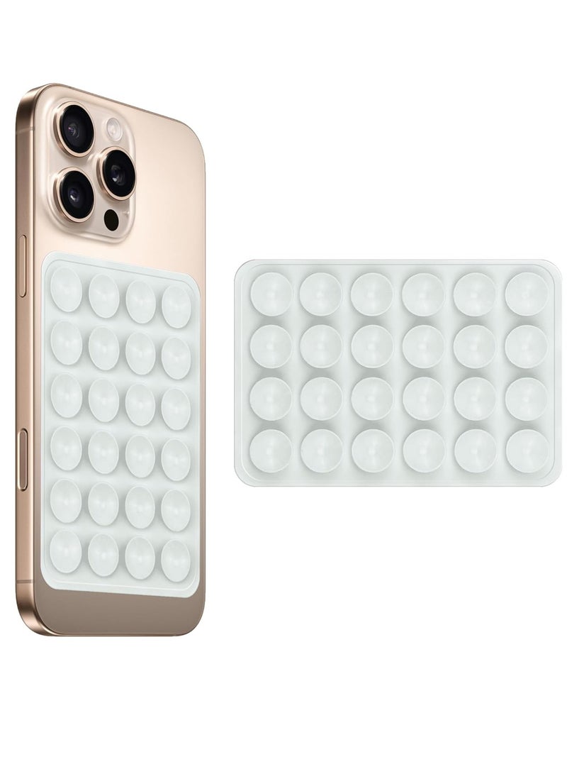 TIGER Silicone Suction Phone Case,Double Sided Suction Cup, Silicone Suction Adhesive Phone Case Suitable for Selfies and Videos Mirror Shower Holder,Hands-Free Accessory for Bathroom,Home, Kitchen Etc. - Image 1