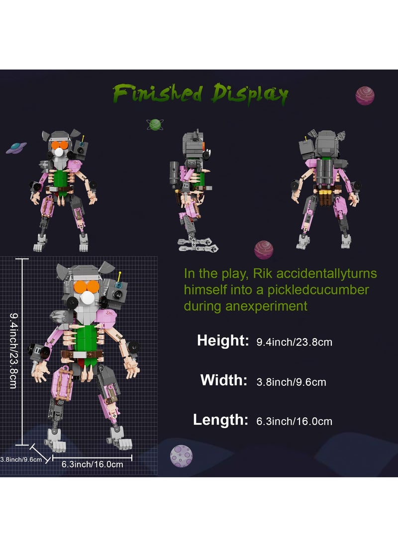 General Rick and Morty Pickle rick and Morty Pickle Rick game build toy building block  - Image 3