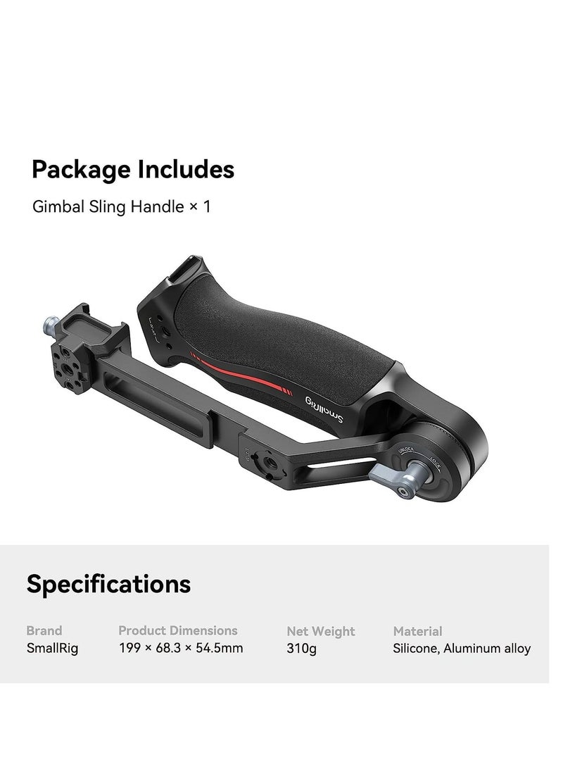 SMALLRIG - SmallRig 3028B Sling Handle with NATO Clamp - Image 1
