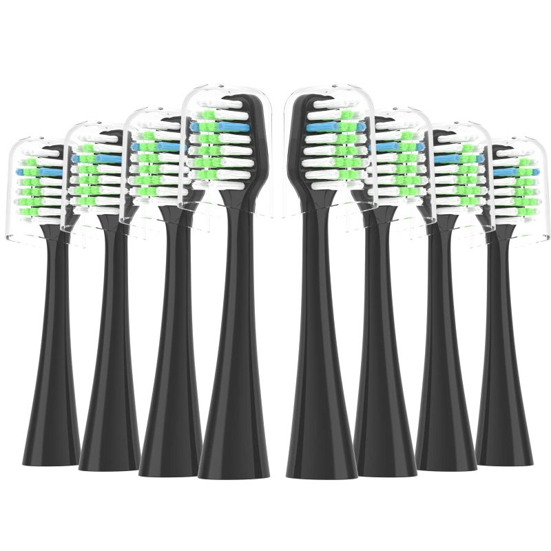 pisonicleara Replacement Toothbrush Heads Fits for Waterpik Complete Care 9.0 (CC-01), Care 5.0 (WP-862) Sonic Electric Tooth Brush Refill(8-pc), Pisonicleara - Image 1