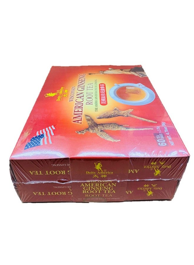 Deity Wisconsin American Ginseng Root Tea 60 bags x 2.25g - Image 3
