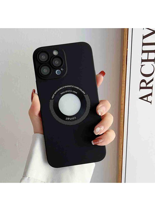 اس-توب جراب لهاتف iPhone 14 Pro Max Skin Feel CD Texture MagSafe جراب هاتف مغناطيسي - Image 1