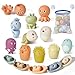 AMCHSURI Animal Bath Toys with Floating Boats for Toddlers 13 15 PCS Mold Free Bathtub Toy for Infants 612 Months EcoFriendly Non Toxic Water Table Toys - Image 4