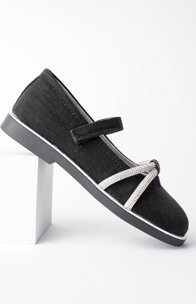 muggo Unicorn Guaranteed Daily Lightweight Sole Stone and Velcro Girls' Ballerinas  - Image 3