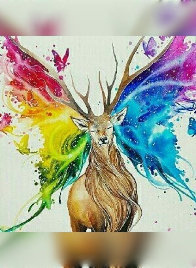 Beautifully Designed Tattoo Sticker Of Deer ForHand And Body  - Image 2