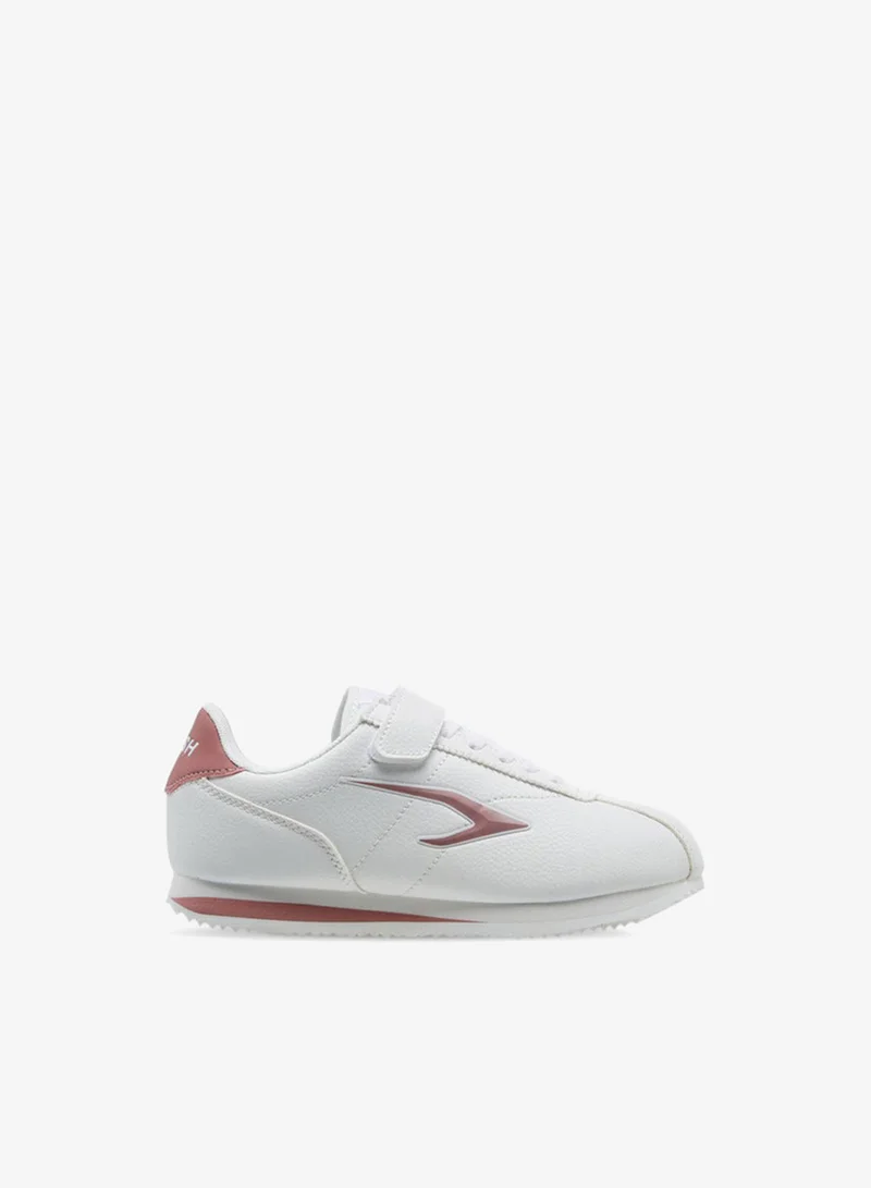 Dash Textured Sports Shoes with Hook and Loop Closure