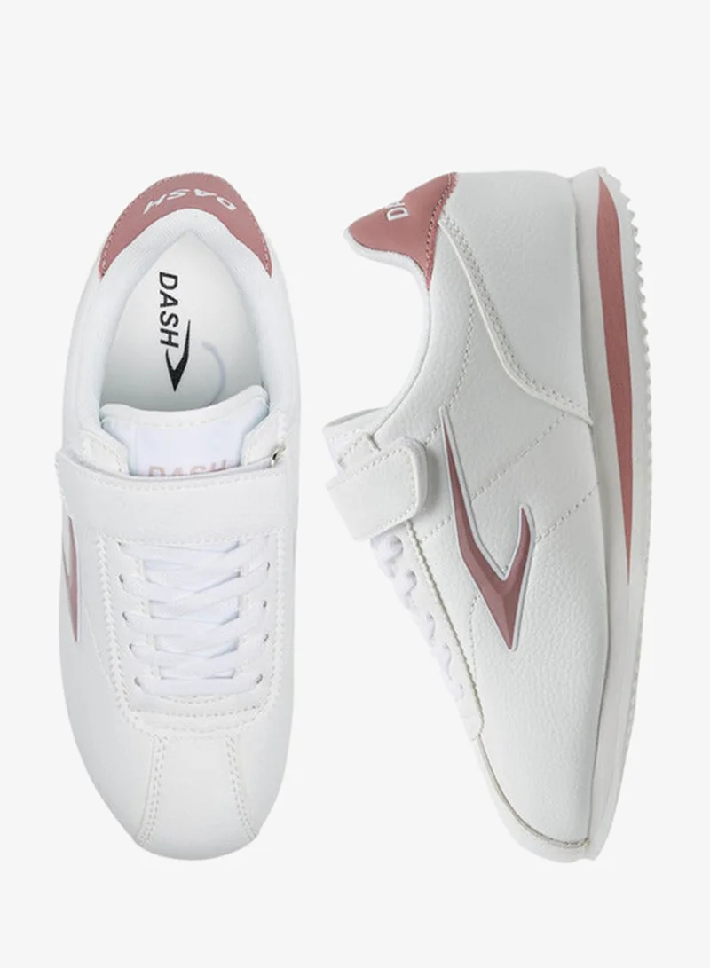 Dash Textured Sports Shoes with Hook and Loop Closure