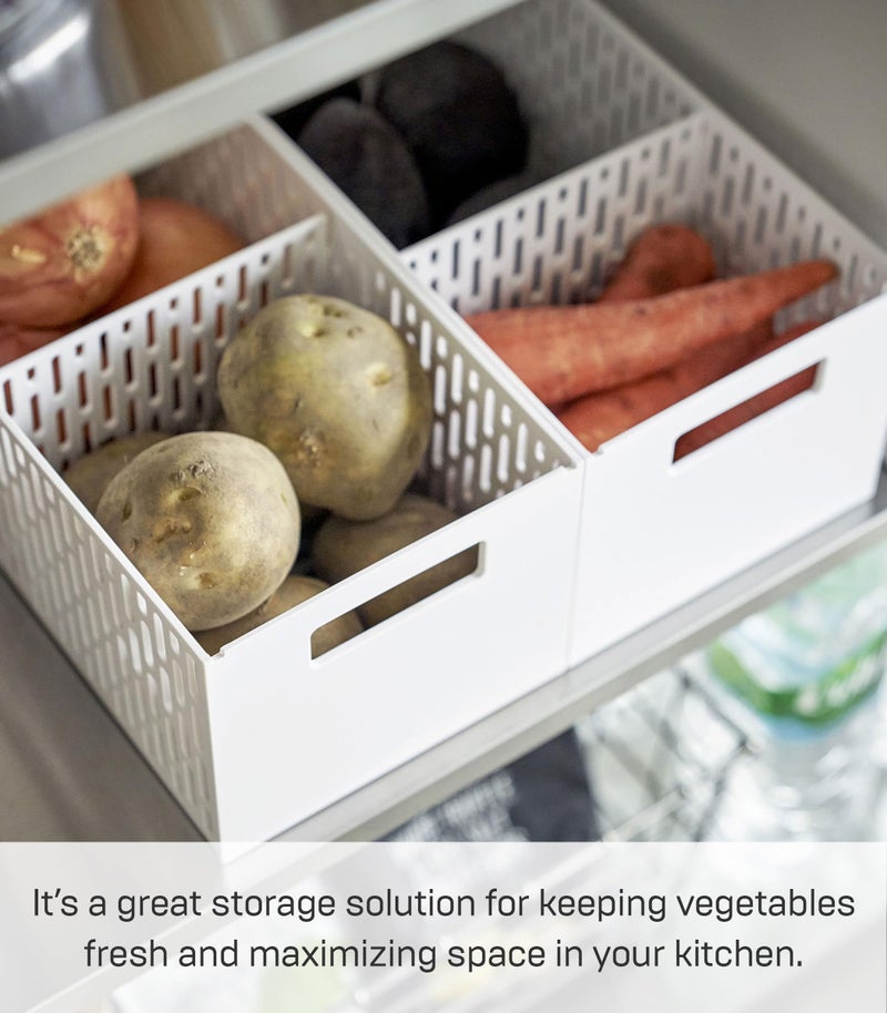 Yamazaki Home Tower Stacking Baskets/Fruit Basket/Vegetable Basket - Abs Plastic - - Image 3