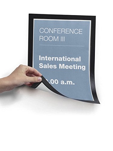 Durable DURAFRAME Magnetic Frame, A4 Size - Black, Pack of 5;Duraframe - Image 4