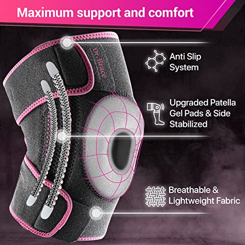 DR. BRACE ELITE Knee Brace with Side Stabilizers & Patella Gel Pads for Maximum Knee Pain Support and fast recovery for men and women-Please Check How To Size Video (Orion's, Small) - Image 3